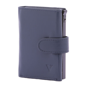 Portafoglio  da uomo In Vera pelle Made in Italy 7,5x10x2,5 cm