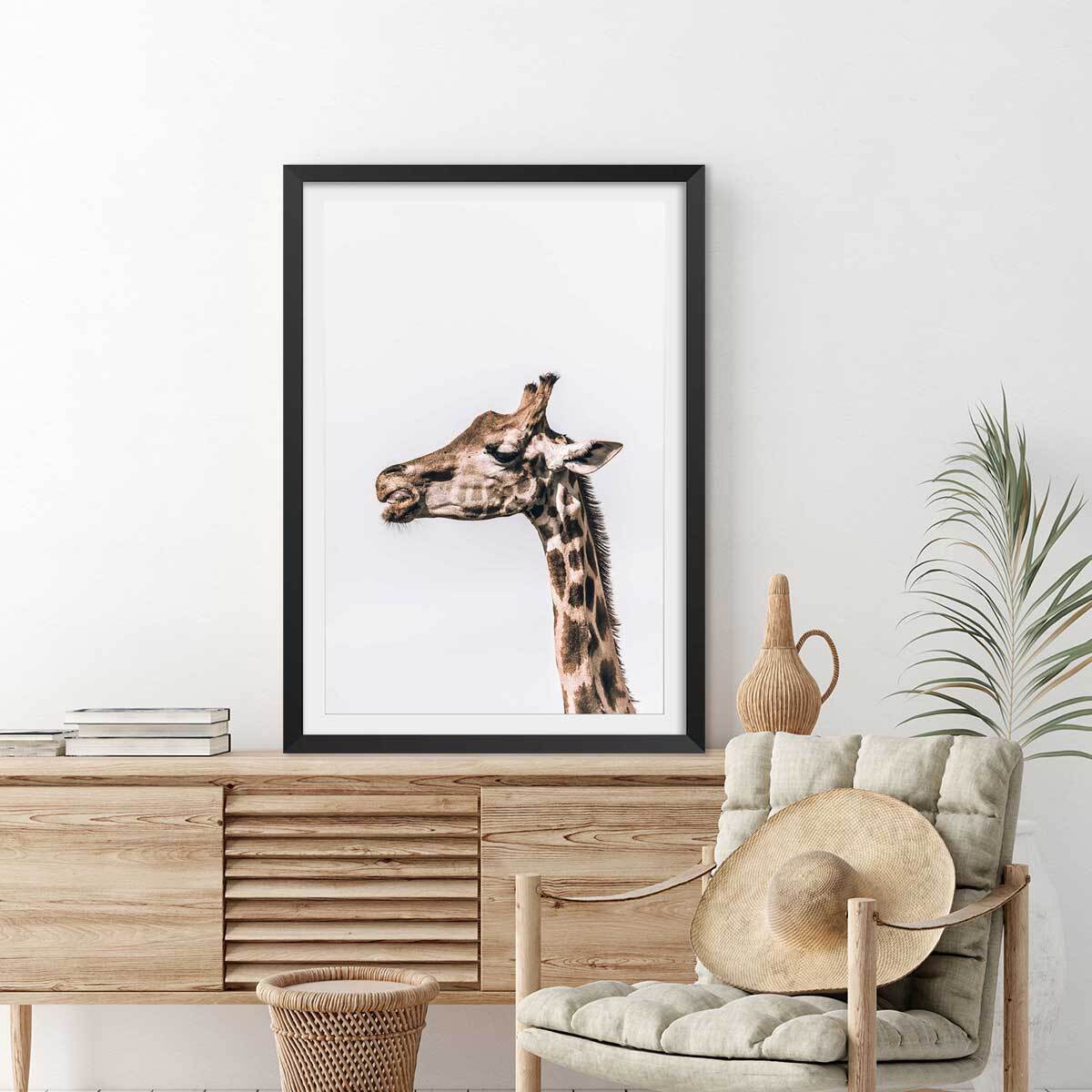 Affiche animaux prendre de la hauteur Affiche sous cadre noir
