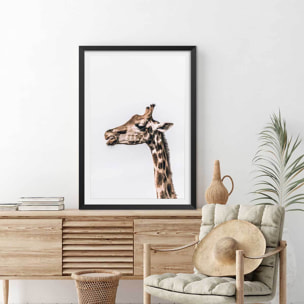 Affiche animaux prendre de la hauteur Affiche sous cadre noir