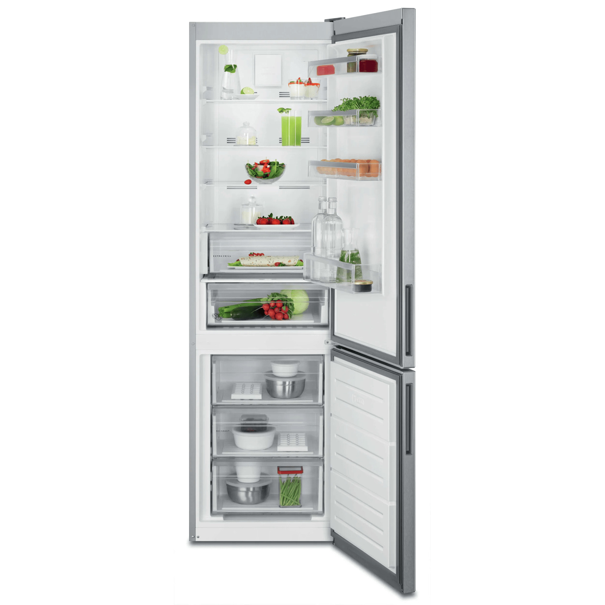 AEG Frigorífico combi de libre instalación Serie 6000 Gris de 201 cm ORC6N361ES | Reacondicionado