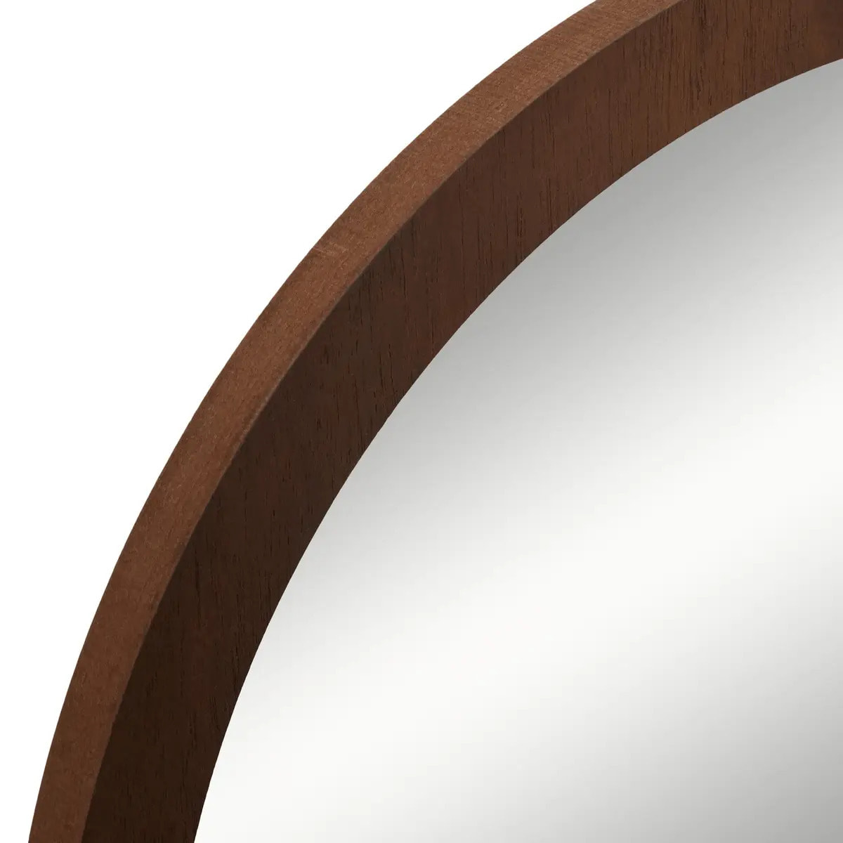 Miroir Homy ovale 35x70cm marron