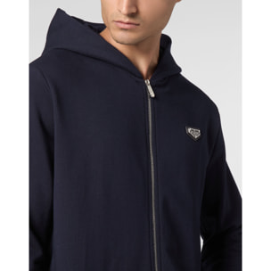 PHILIPP PLEIN Hooded Sweatjacket ICONIC PLEIN