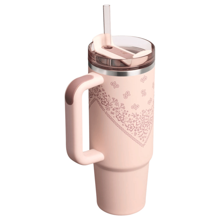 Borraccia Termica Con Cannuccia - 0,89L - QUENCHER® H2.O FLOWSTATE™ TUMBLER - Conch Floral