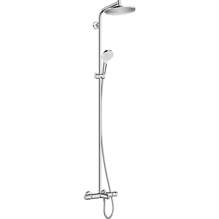 Colonne de douche 240 1 jet avec mitigeur baignoire chromé Crometta S