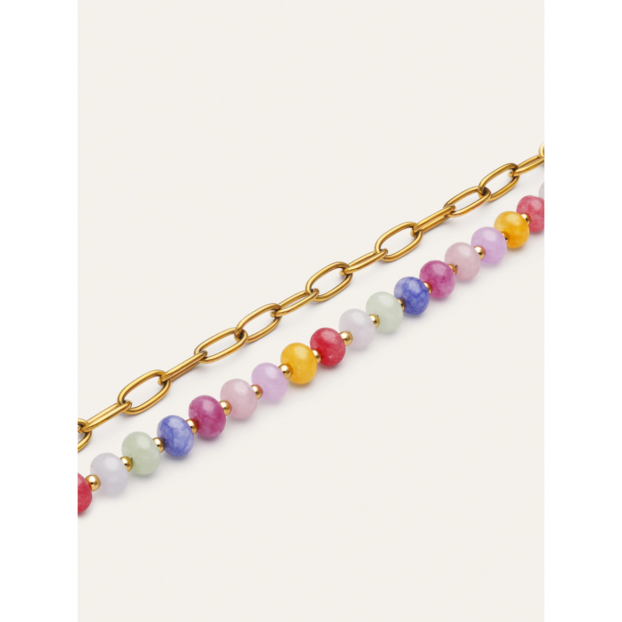 Bracciale Bali Chic Stones Acciao Placcato Oro