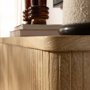 Buffet Alen -bois massif de mangue-couleur arabica 105 x 80 x 38 cm