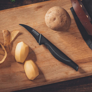 Couteau d'office 19 cm Nirosta Black Edition