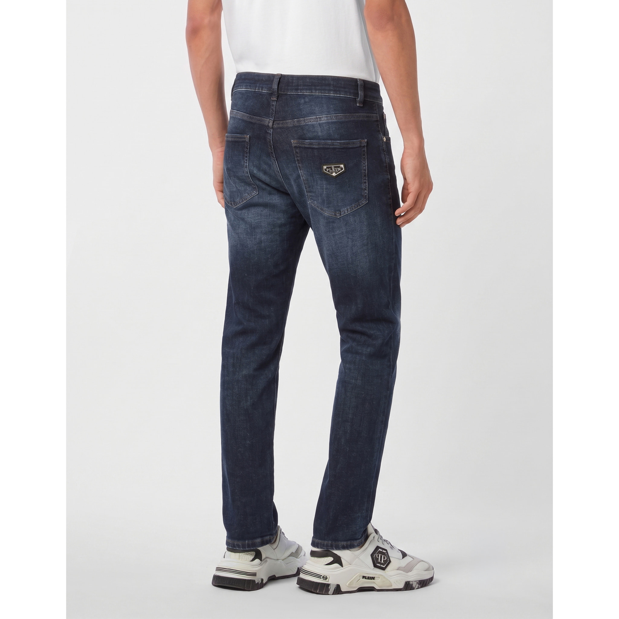 PHILIPP PLEIN Vaqueros de corte slim BASIC