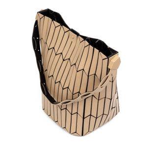 Arroscia bolso de hombro diseño geométrico.