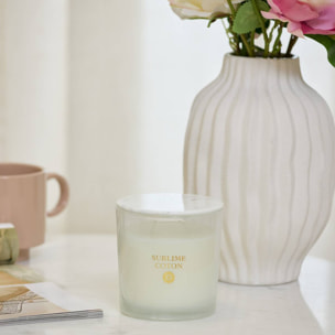 Bougie parfumée Liana 320g Sublime coton