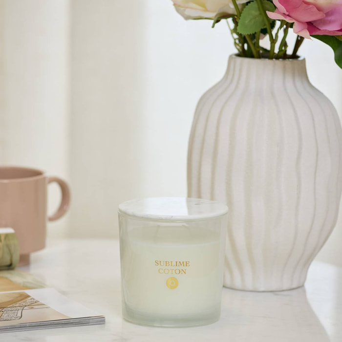 Bougie parfumée Liana 320g Sublime coton