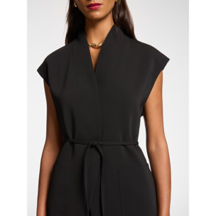 Elena Mirò - Blazer senza maniche - Nero