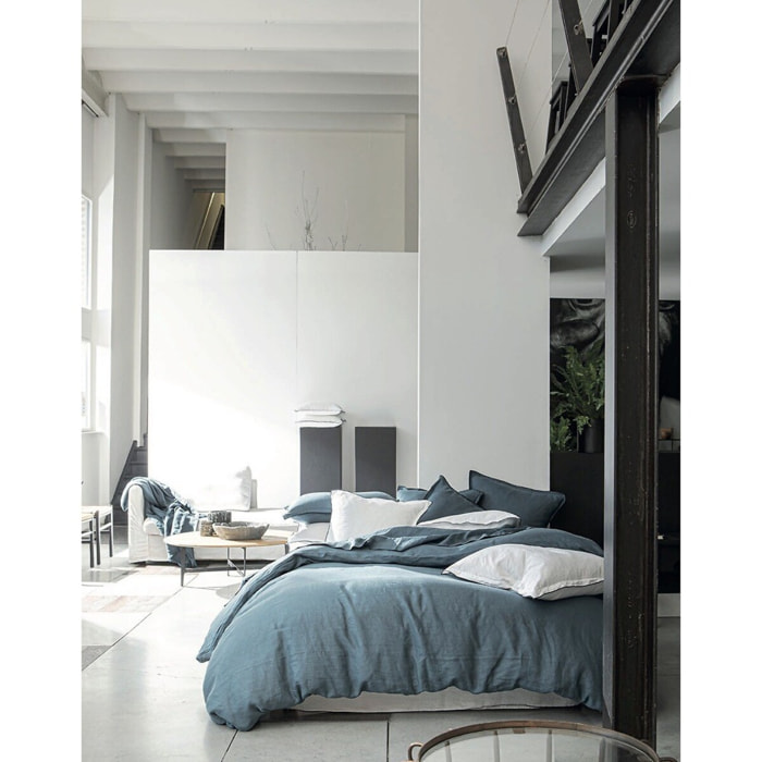 Housse couette Lin lavé Uni