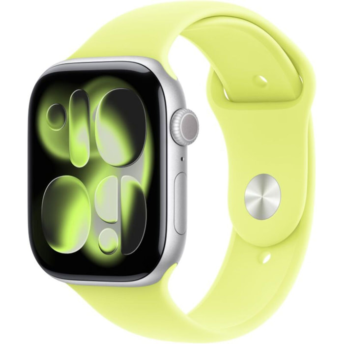 Bracelet APPLE 46 mm - M/L Sport jaune fluo