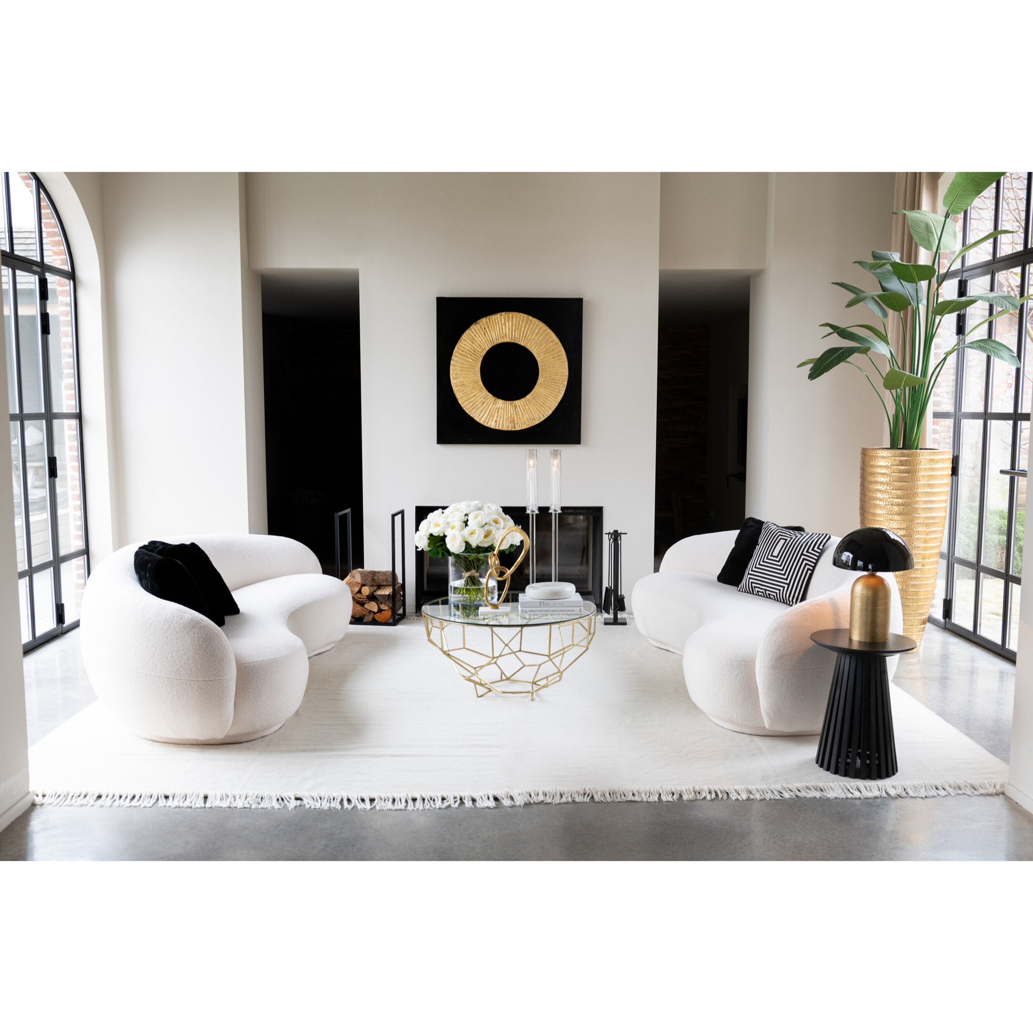 J-Line chandelier Moira - verre - transparent - medium