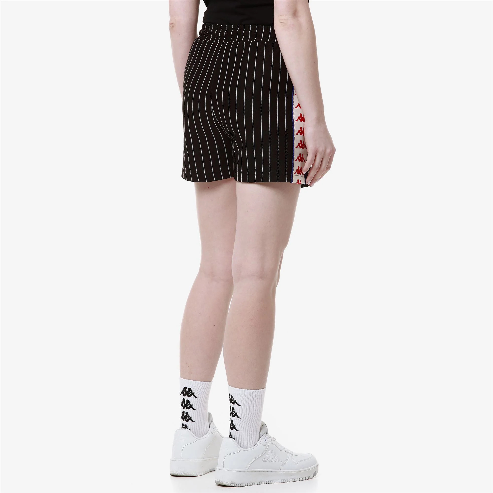 Kappa - Pantalones cortos Mujer Negro - 222 BANDA LORA