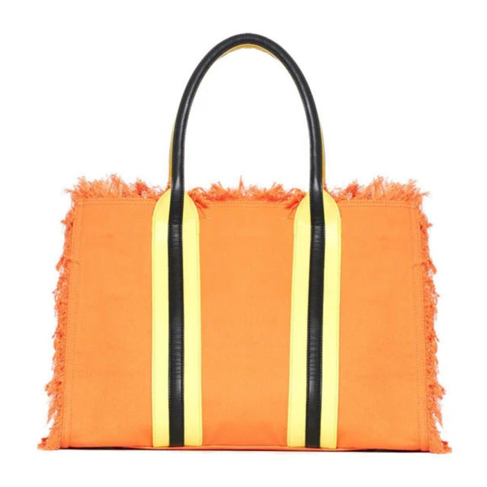 Pompea x Silvian Heach borsa in canvas