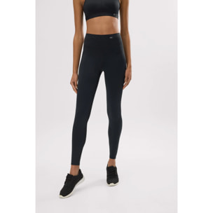 Leggings sportivi neri effetto pancia piatta