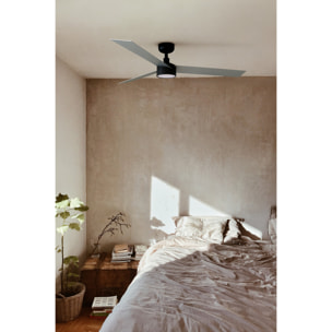 CRUISER L LED Ventilador de techo negro/aluminio