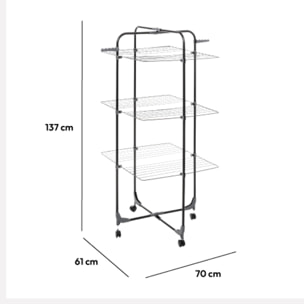 Étendoir à linge pliant tour 30m Mojave