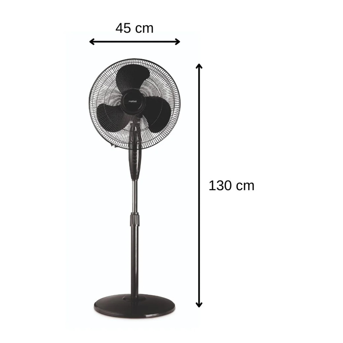 Ventilateur sur pied oscillant Rotel