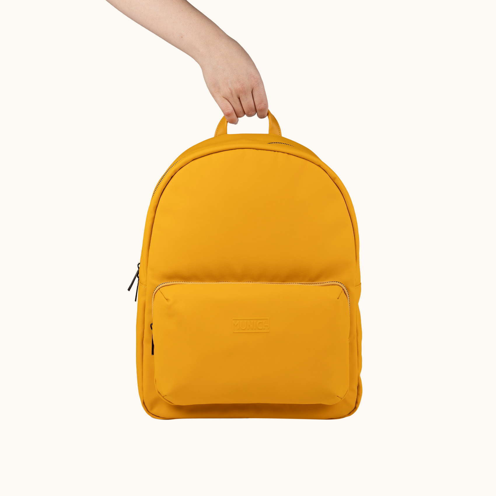 Mochila Urbana de Poliéster Reciclado Mostaza BACKPACK PEAK RECYCLED