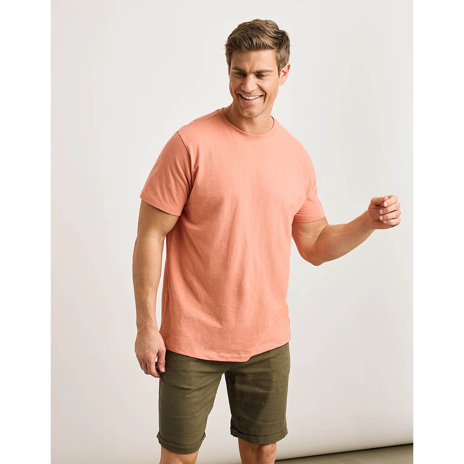 Camiseta Manga Corta Naranja - Basili