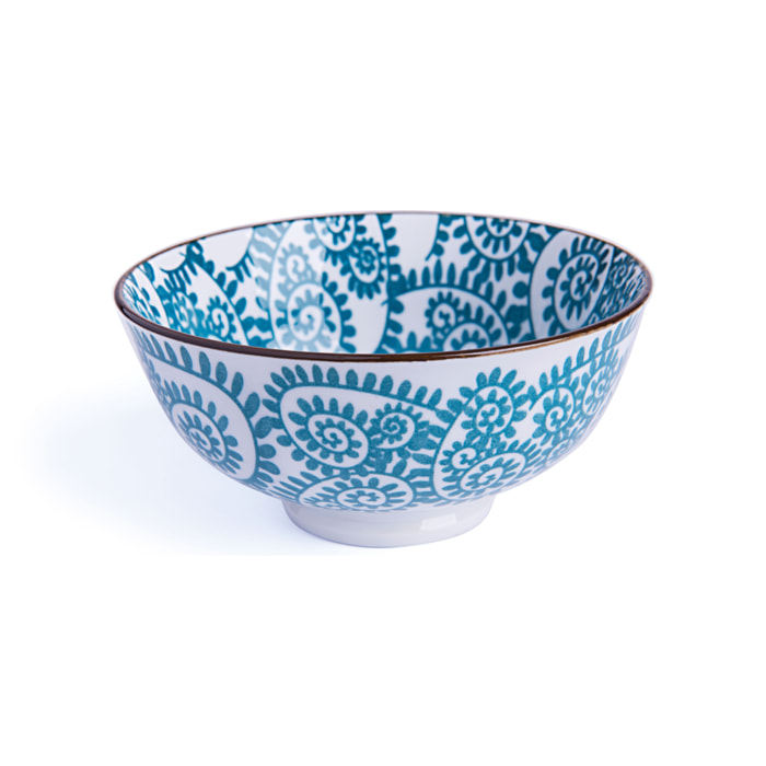 Set de 6 bols 12 cm – Excelsa Oriented, Porcelaine multicolore