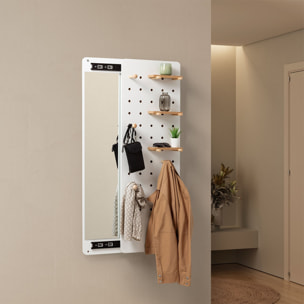 Mueble recibidor con espejo Verona color Blanco