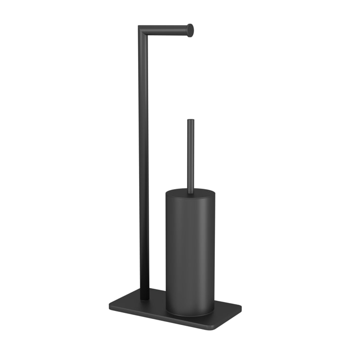 Brosse WC noir mat avec socle - BRUSHY WC