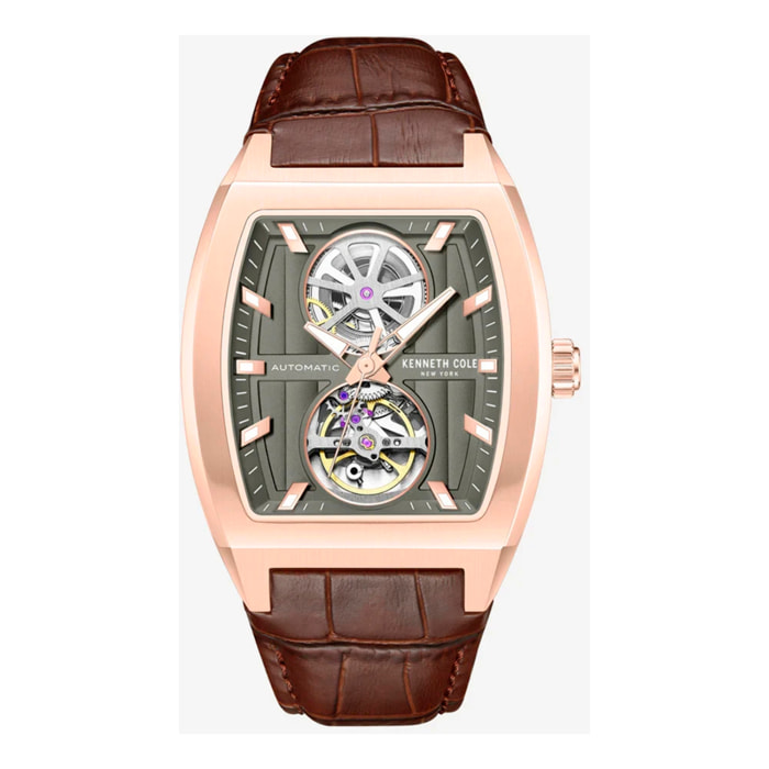 Reloj Kenneth Cole KCWGX0058803 Hombre Analogico Automatico con Correa de Cuero