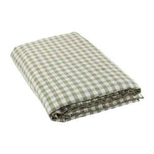 Plaid matelassé en coton et lin, PASSION VICHY