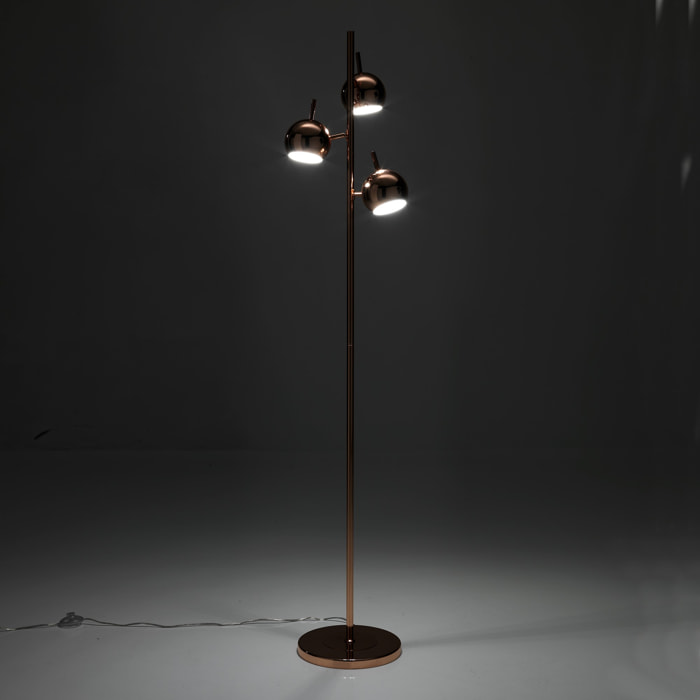 Tomasucci Lampada da terra GLOBE COPPER multicolore