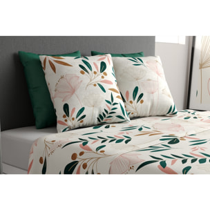 Parure De Drap 4PcsDrap Housse Coton 57-Kano