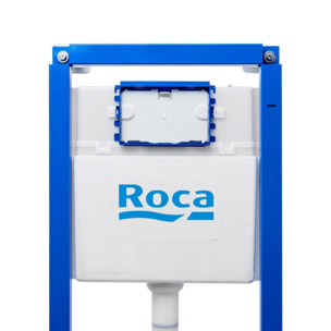 Bâti-support WC suspendu, installation sur cloison légère, hauteur 112 cm, chasse 2/4-6 L + plaque blanche (ROW01-FR)