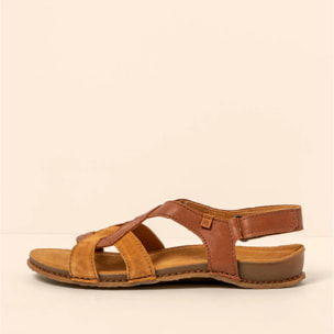 Sandalias N5819 SOFT NAPPA-SILK CUERO /PANGLAO color Cuero