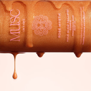 Rose Mystik - Huile Glow Pailletée Corps 100 ml