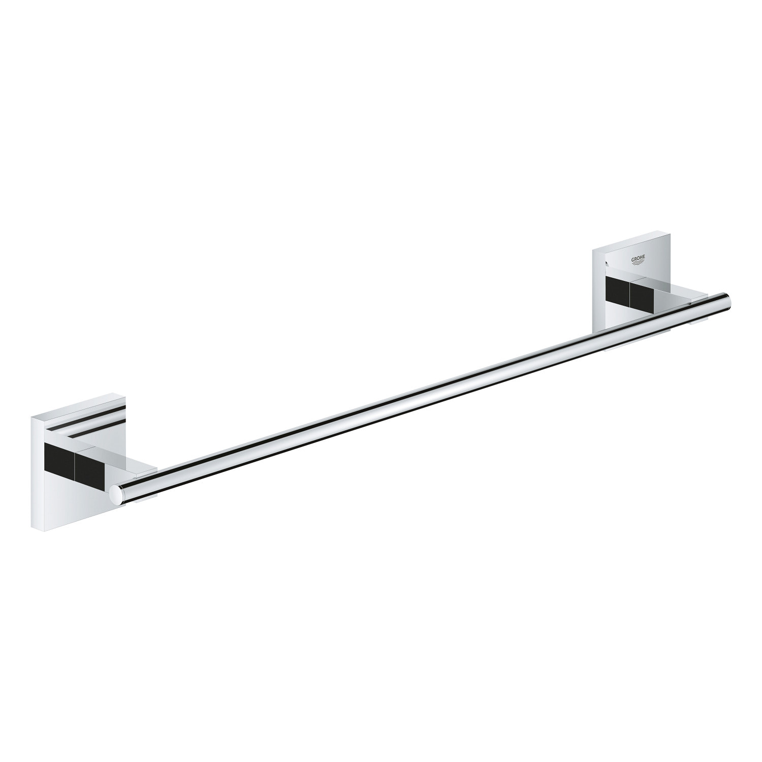 GROHE QuickFix - Start Cube - Barre porte-serviettes 450 mm - Finition Chromée (à visser ou à coller)