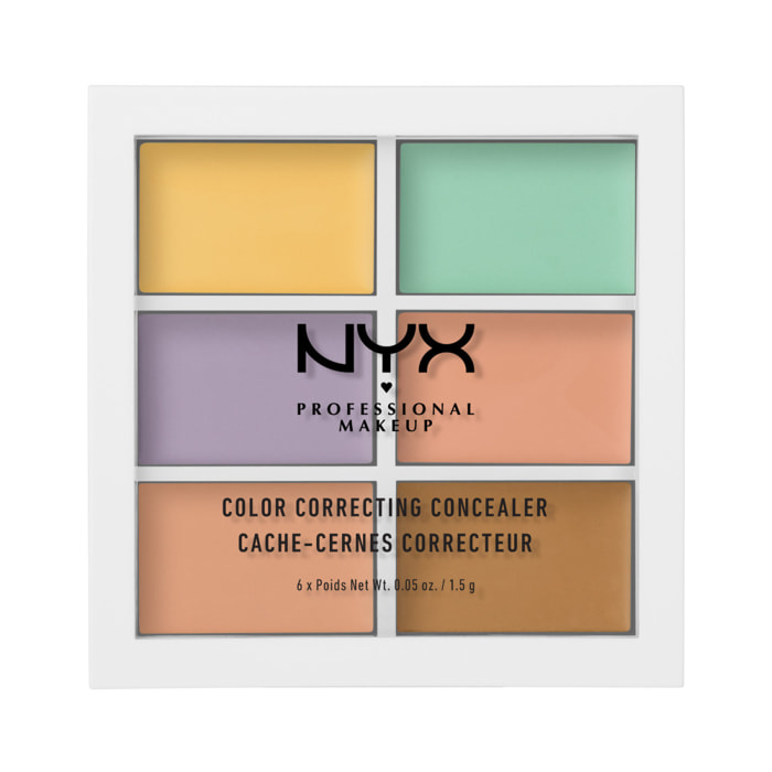 NYX Professional Makeup Palette 3C Correctrice, Camoufler, Corriger, Accentuer, Multi-couleurs