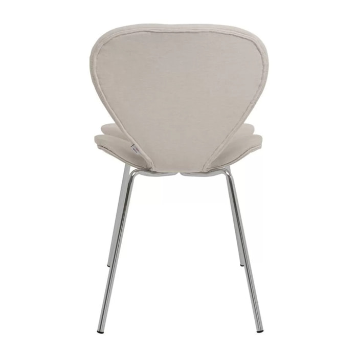 Chaise Soft Petal crème Kare Design