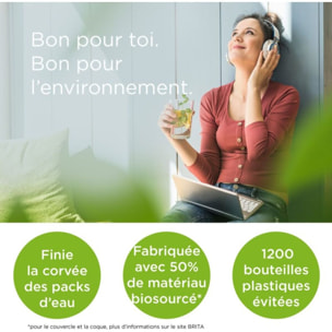 Bouteille BRITA FILL&SERVE MIND gris foncé