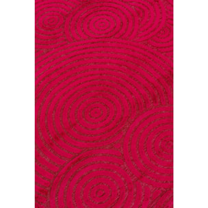 Tapis Tondo fuchsia 240x170cm Kare Design