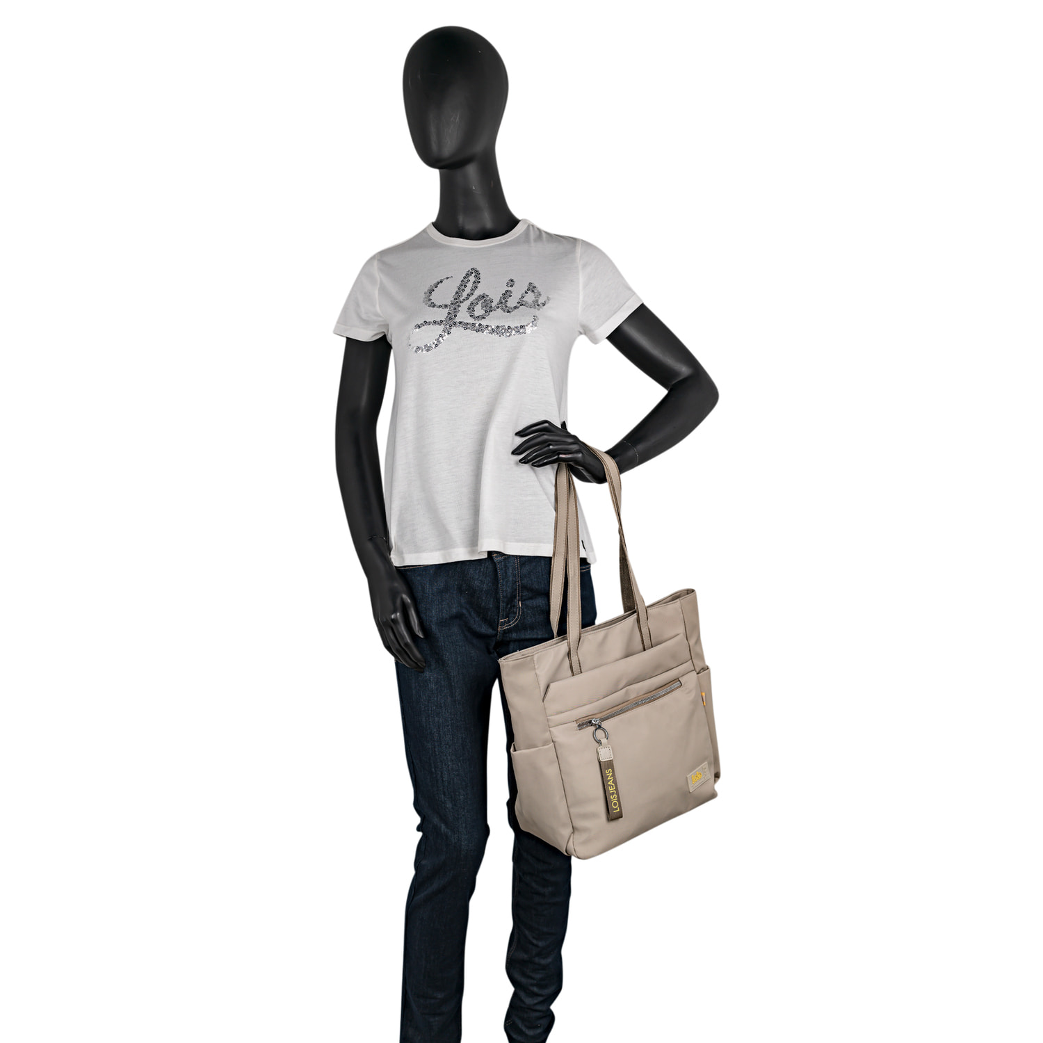 Bolso Shopper-Tote Lois Aylmer Beige