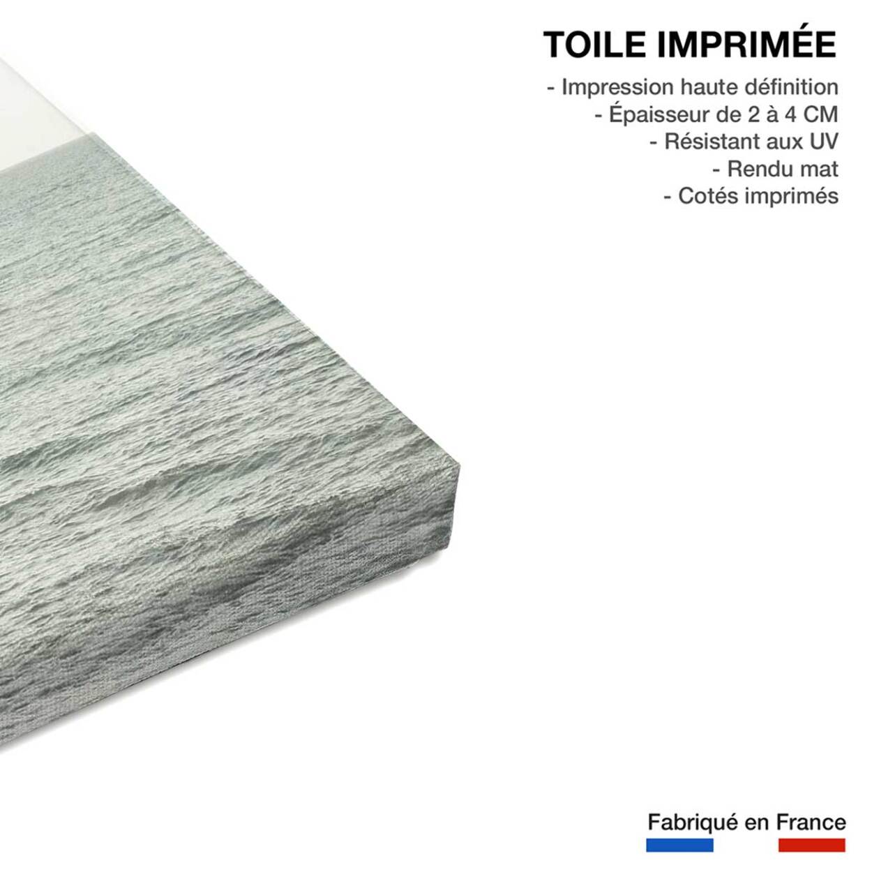 Tableau plage tropicale secrète Toile imprimée