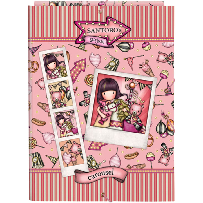 Carpeta folio 3 solapas gorjuss™ fairground "carousel"