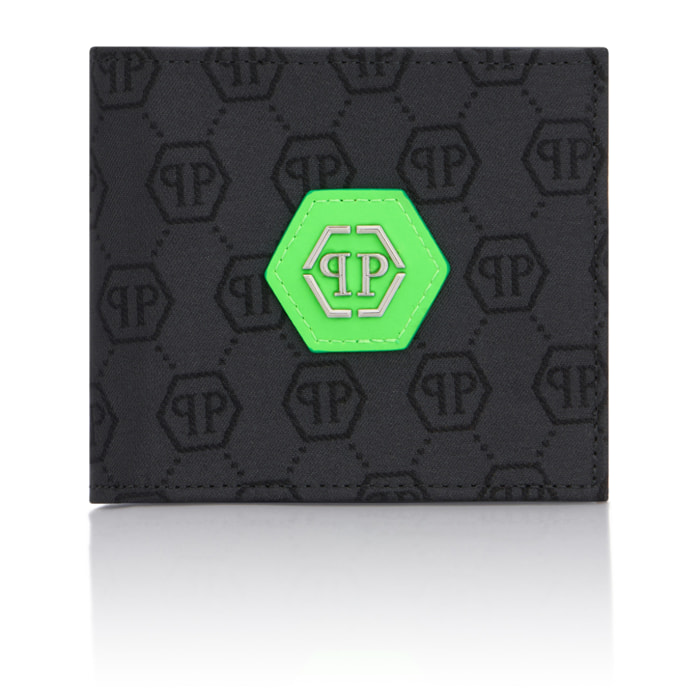 PHILIPP PLEIN French Wallet Jacquard Monogram