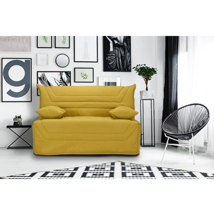 BZ banquette en tissu 140x190cm - CARAMEL