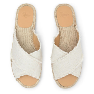 Sandalia plana slip-on Palmera 2cm