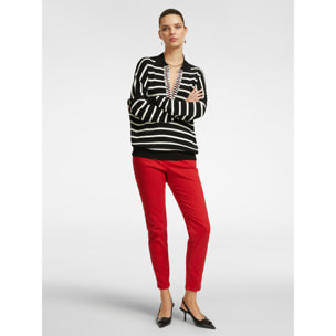 Elena Mirò - Jeggings pull on, "Pat" - Rosso