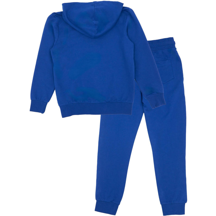 Chándal infantil básico de Leone con capucha y cremallera.